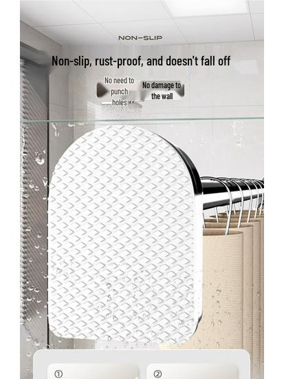 Retractable No-Drill Balcony Clothes Drying Rod, 304 Stainless Steel Hanger for Home Use