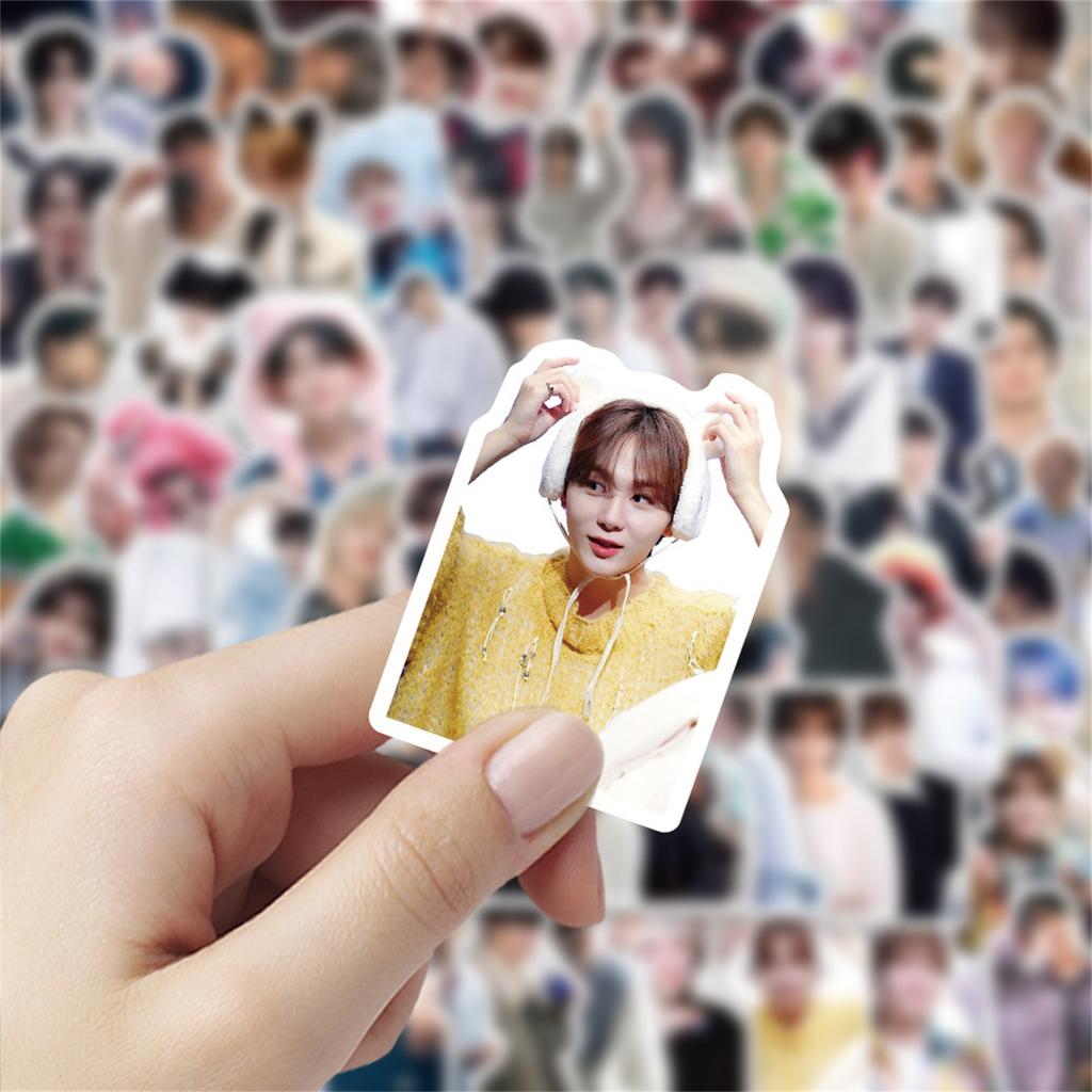 100 male group stickers, personalized decorations for foreign celebrities, account stickers, mobile skateboard stickers