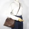 LOUIS VUITTON Sienna MM Handbag N41546 2WAYShoulder Brown Damier canvas Women Used