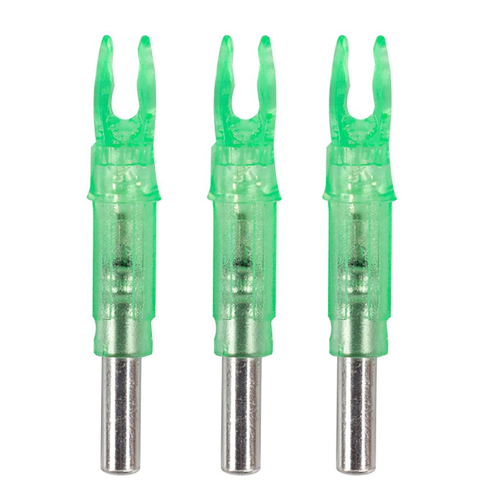 3Pcs/set LED Arrow Nocks Archerys Lighted Nocks Luminous Archerys Nocks Plastic Bow String Light Up Arrow Bow LED Nocks