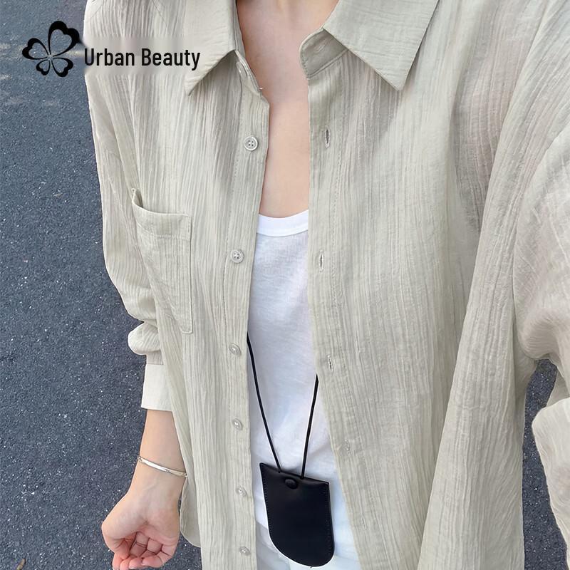 Women s Lightweight Sheer Spring Blouse M