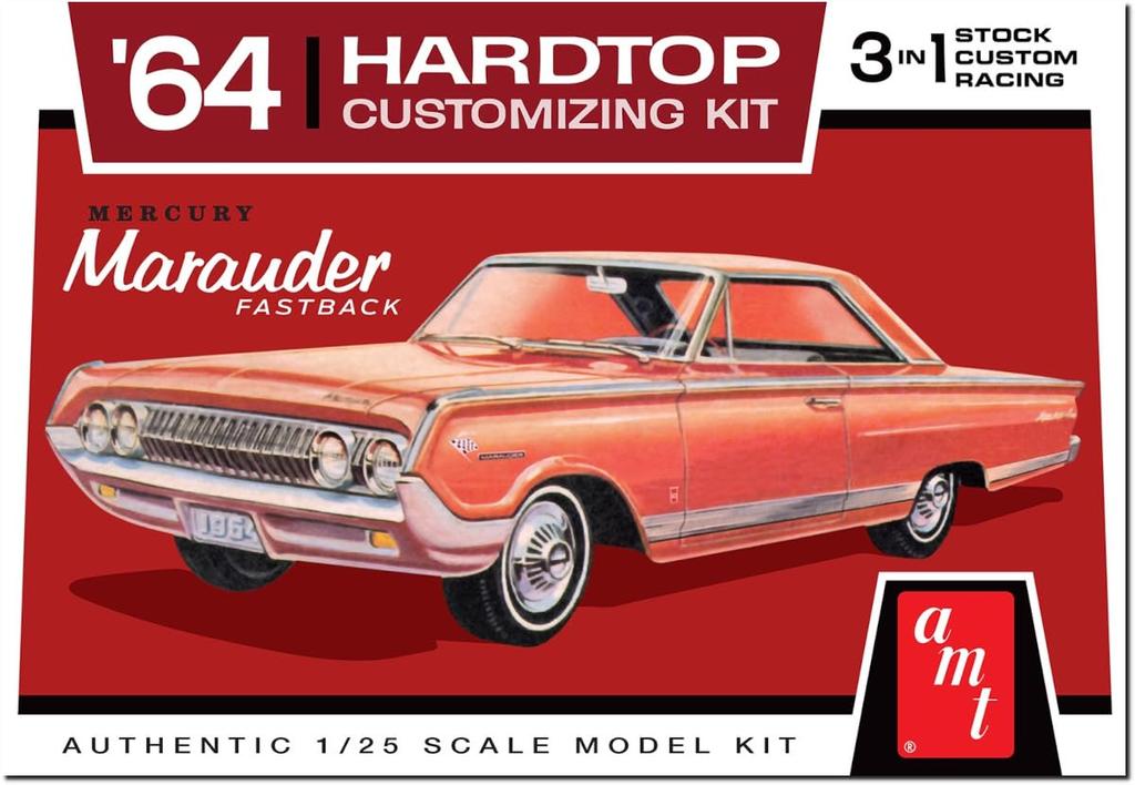 Platz AMT 1964 Mercury Marauder Hardtop Plastic Model AMT1294 1/25 (3in1) (Car)