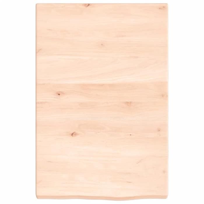 VidaXL Wall Shelf 40x60x4 Cm Solid Untreated Oak Wood 363516