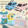 Children's Fingerprint Piggy Bank: Multifunctional Electric Coin Safe & Password Box Toy