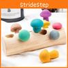 Early Wooden Childhood Mushroom Game For Children Focus And Development Brain