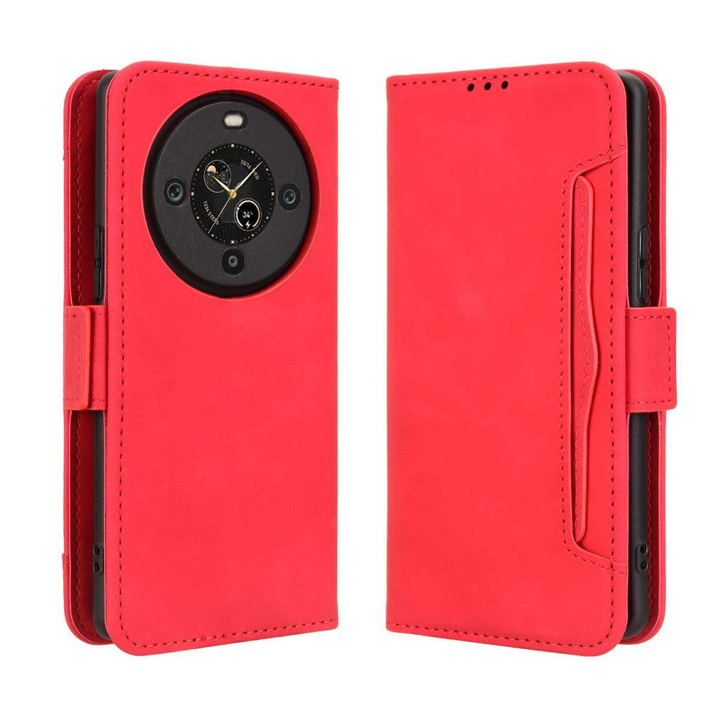 Para FOSSiBOT S3 Pro 4G Funda de Cuero Cubierta Tipo Billetera para Teléfono con Múltiples Ranuras para Tarjetas