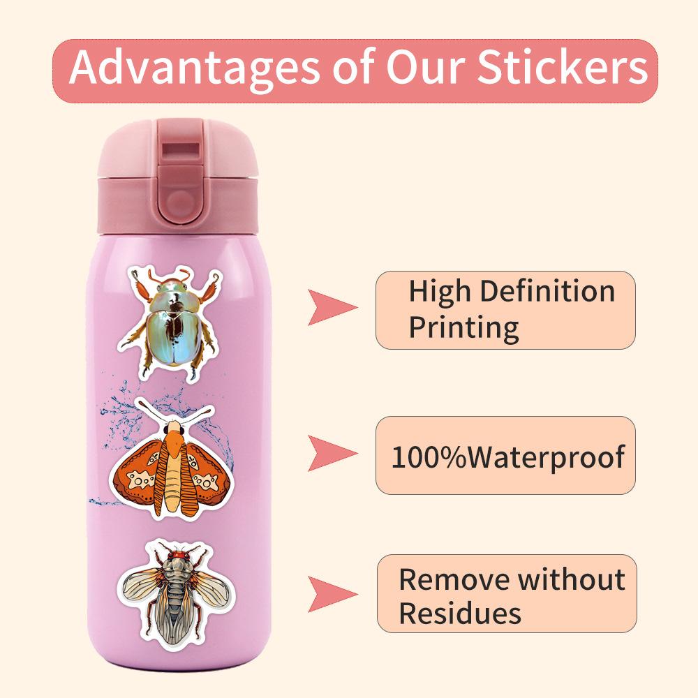 110 New BUG Graffiti Stickers Decorative Skateboard Suitcase Waterproof Stickers