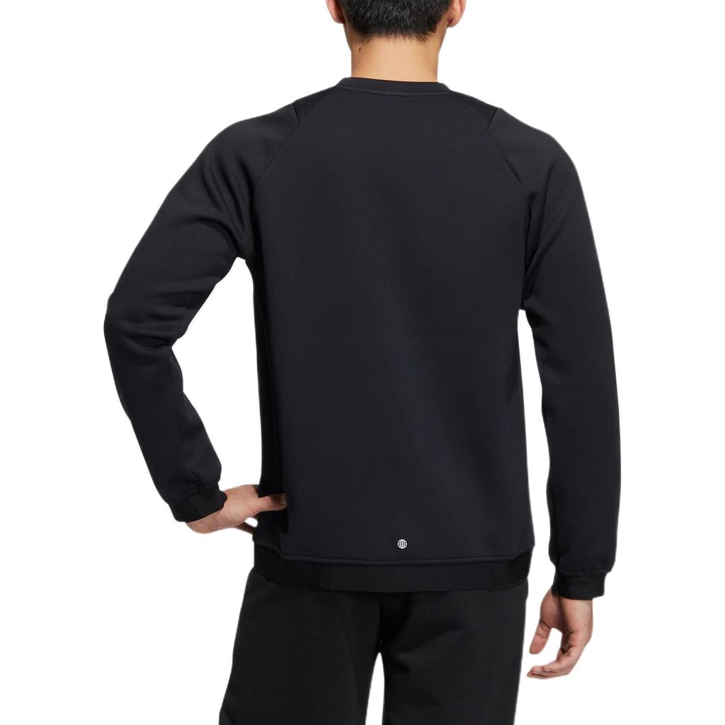 Adidas Sweatshirts Men's Black Crew Neck Moderate Regular HY5839