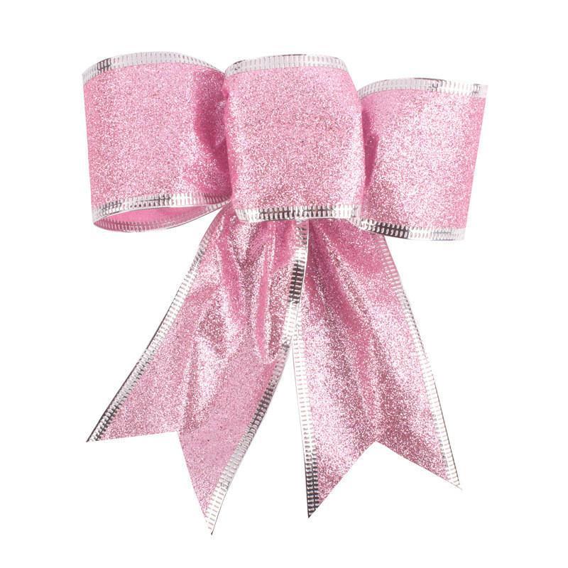 3 Delightful Handmade Ear 15cm Christmas Tree Bows Available In Multiple Elegant Colors Styles And