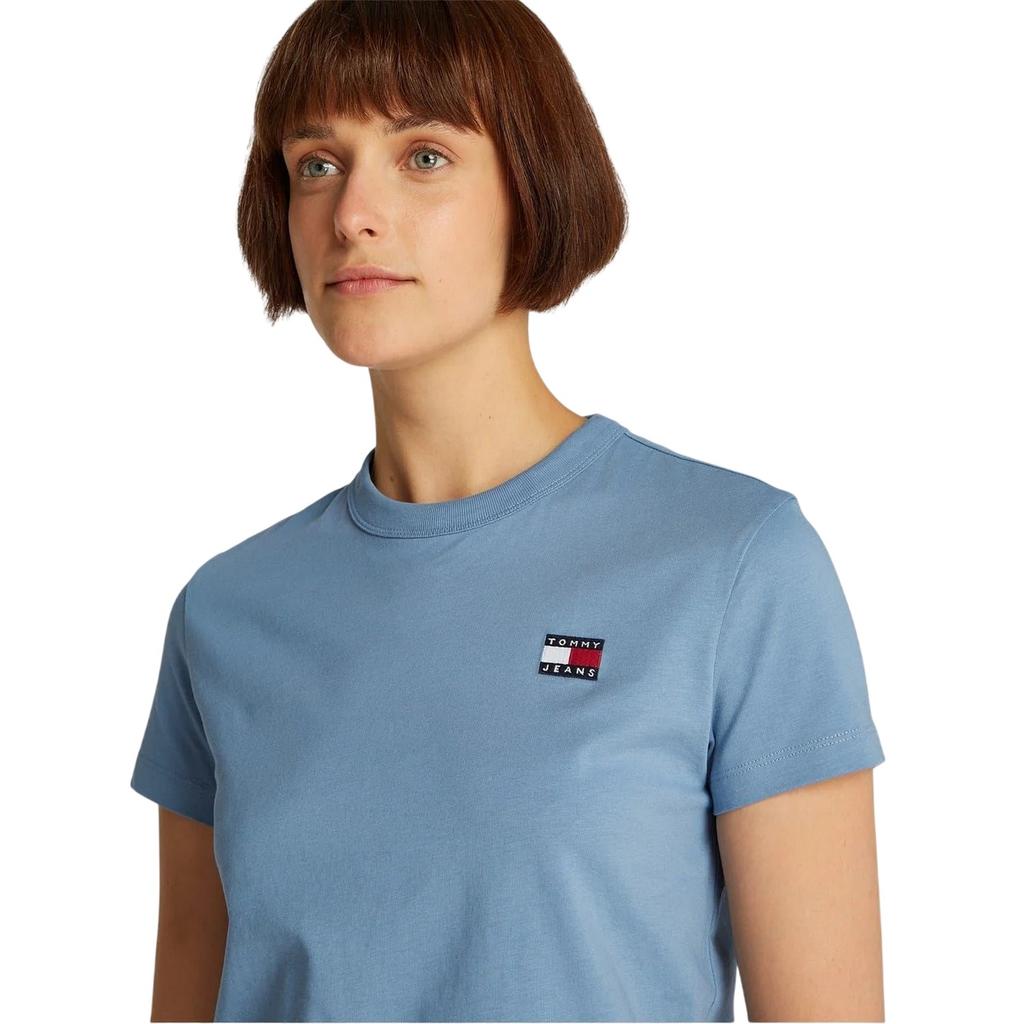 Tommy Jeans Womens/Ladies Badge Crew Neck Regular T-Shirt