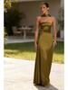 2026 European & American Women's Sexy Bodycon Backless Strapless Cinched Waist Evening Gown