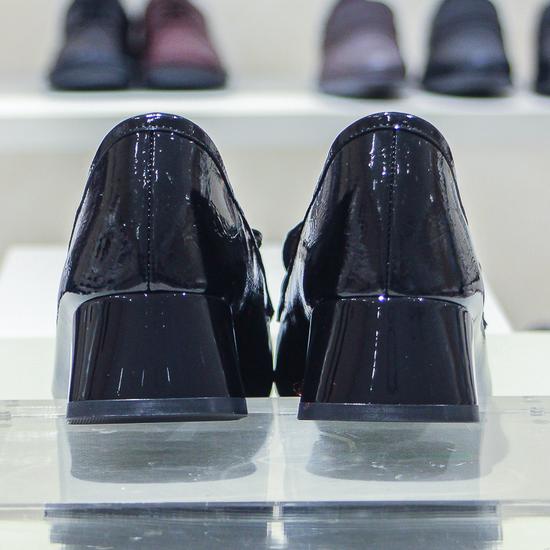 Gosse Women’s Bow Patent Loafers OZP5F022 2 Colors 4cm