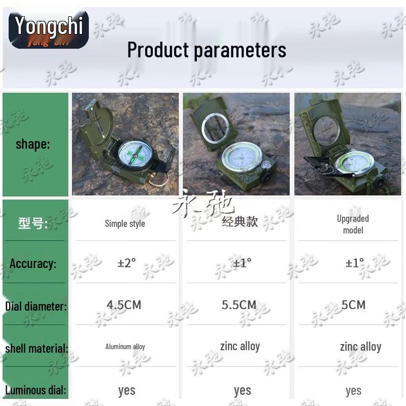 Yongchi Multifunction High-Precision Outdoor Compass