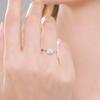 Modian 925 Silver Sparkling Simple AAAAA Cubic Zirconia Ring For Women Original Band Silver Rings Engagement Jewelry