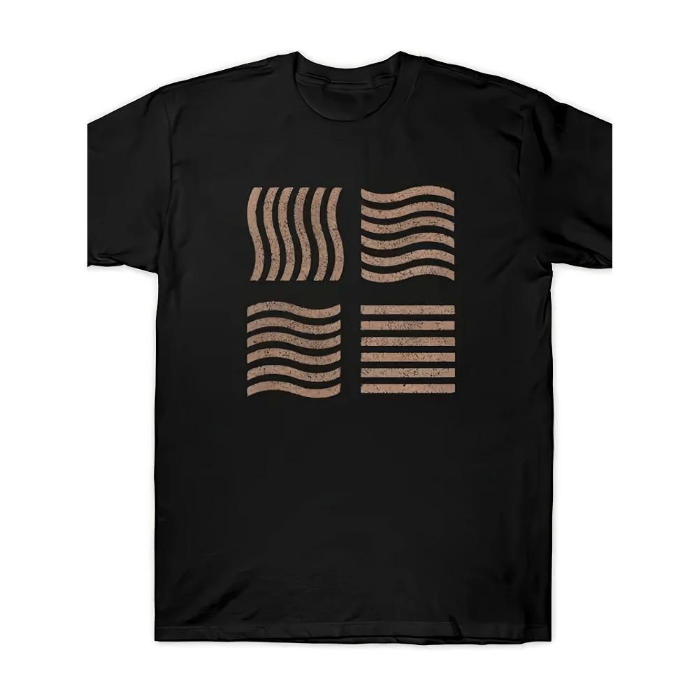 

Men s Simple Fifth Element Lithographic T-Shirt - High Quality Casual Cotton Short Sleeve Crew Neck Comfortable S