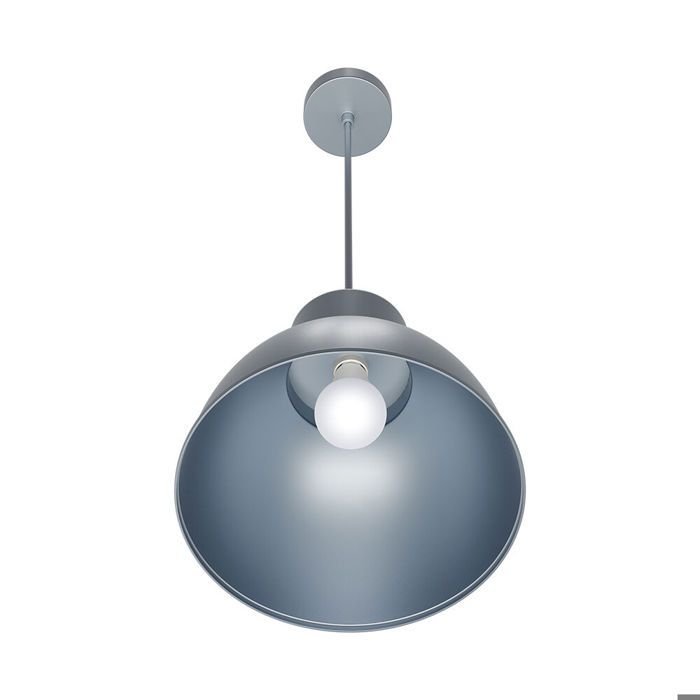 Suspension décorative - BRAYTRON - BV05-00043 - Métal bleu - 1xE27 - 23W - IP20
