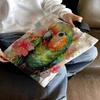 11CT Katze Pfau Eule Papagei Kreuzstich Leinwand Tragetasche DIY Nähprojekt Tasche Manuelle Kreuzstich Handtasche Geschenk für Freunde