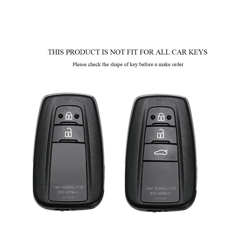 Tpu Car Key Case Cover For Toyota Corolla Cross Camry Land Cruiser Prado Rav4 Prius Key Protector Bag Shell Fob