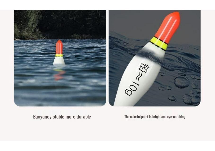 Nipple Anti-Flow Eye-Catching Short Fishing Float for Shallow Water and Small Fish
