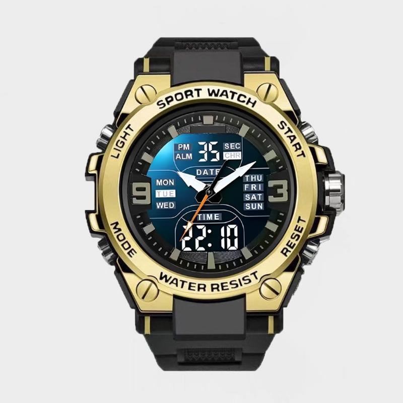 Multifunctional Luminous Alarm Clock Sports Watch Trendy Waterproof Electronic Watch