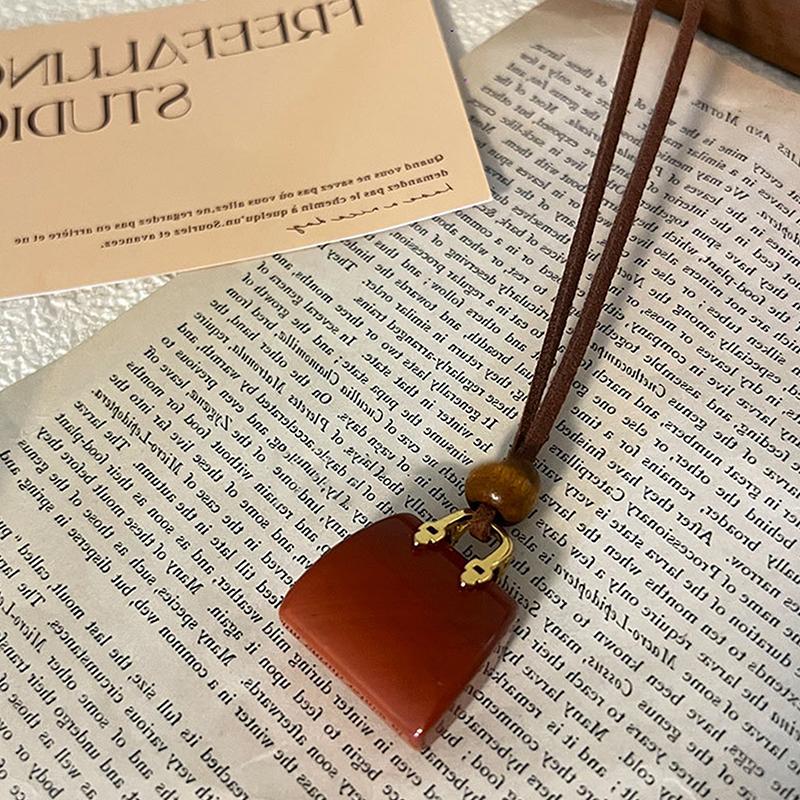 

Винтажные подвески из натурального камня для сумок, ожерелья для женщин и девочек, модные универсальные кожаные веревки, цепочки для свитеров, ювелирные изделия, аксессуары, подарок