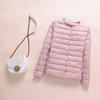 Autumn Winter Warm Women Jacket Fashion Ultra Lightweight Down Cotton Slim Coat Solid Matt Fabric Windbreaker Parkas