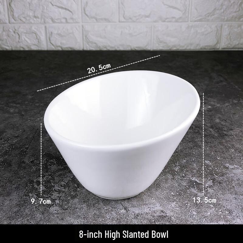 Pure White Ceramic Multi-purpose Serving Bowl