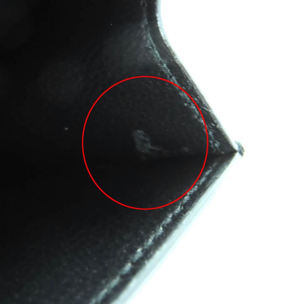 Pristine SAINT LAURENT PARIS Shoulder Bag Black Leather Women 802728 Used