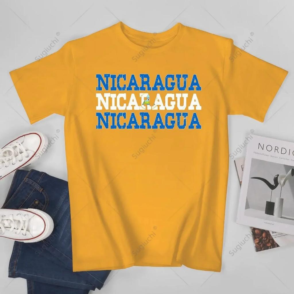 Unisex Unisex Vintage Nicaragua Nicaraguan Nica Tshirt Tees T Shirts WoUnisex Boys 100 Cotton TShirt