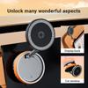 Universal Magnetic Wireless Charger Foldable Vacuum Car Mount 360 Degree Rotation Stand for iPhone Samsung Gym Bath Mirror