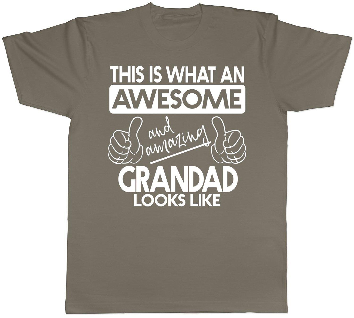 This is What An Awesome and Amazing Grandad Looks Like Mens Short Sleeve T-Shirt XXL