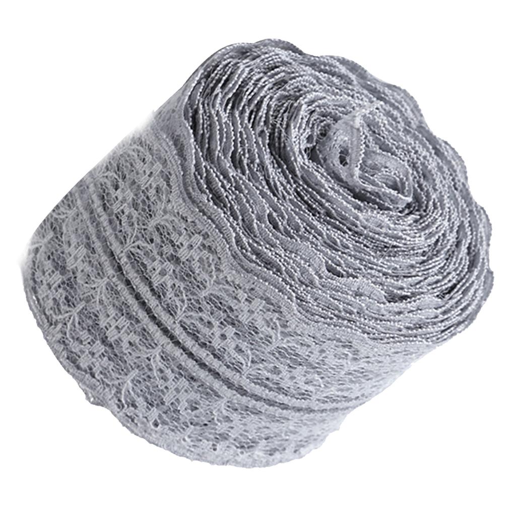 10 m Roll 4.5CM Width Lace Ribbon DIY Decorative Lacework for Wedding Birthday Christmas