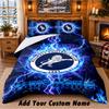 Millwall Pattern Bedding 3Pcs Set Custom Name, Bed Sheet And Pillowcases For Home Bedroom