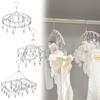 20 Stainless Pegs Steel Laundry Socks Washing Clothes Airer Dryer Supplies Rack