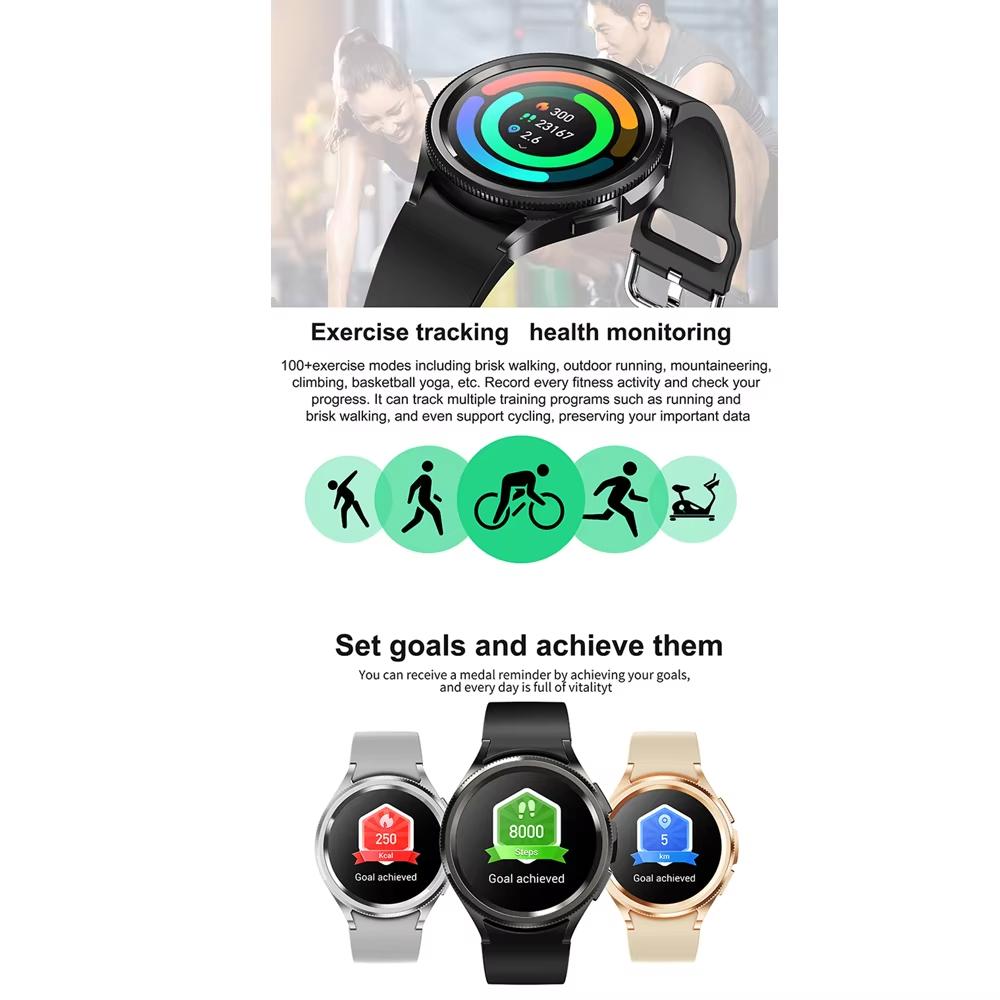 2025 New Watch 6 Classic Smartwatch Men's GPS Sports Fitness Women's Health Waterproof Bluetooth Call Smart Watch for Android IOS