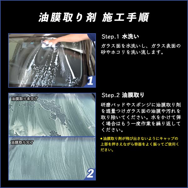 Primeholic Glass Oil Film Professional Use Cleaner, Remover,