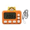 Foldable Stand Digital Timer Tiger Countdown Clock New Cartoon Animal Timer  For Students