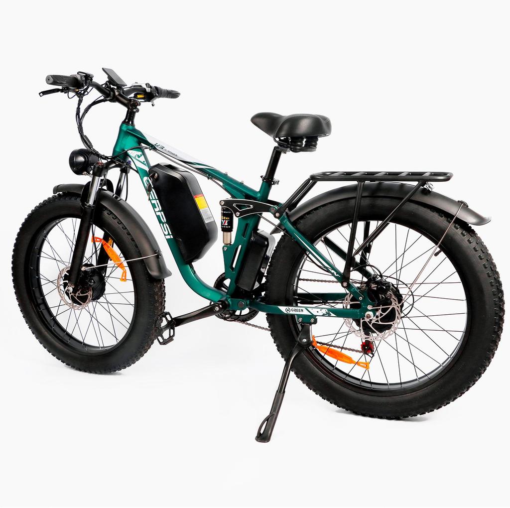 Baolujie DP-2603-DJ 1500*2 Dualmotor Elektrofahrrad 52V25AH Akku 26 Zoll Verbreiterter All-Terrain-Reifen E-Mountainbike Für Erwachsene