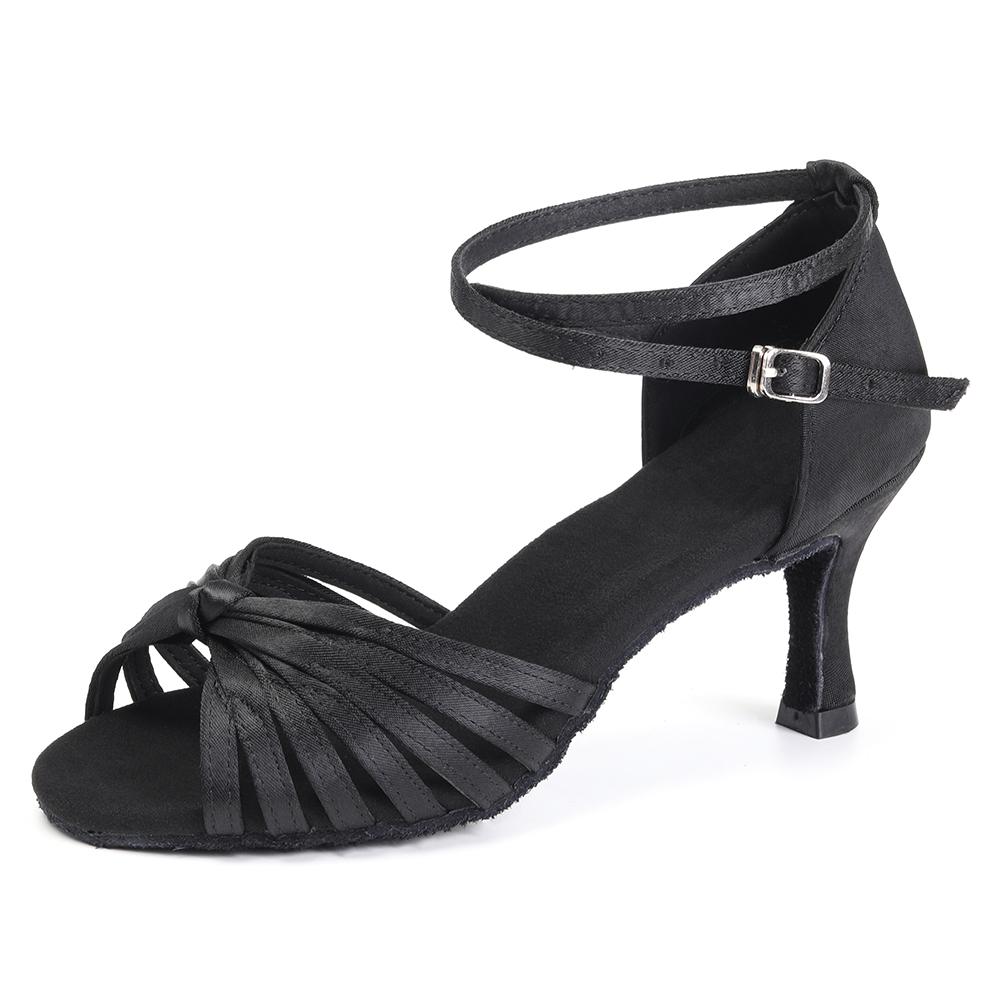 Women Latin Dance Shoes High Heel 7CM Ballroom Salsa Tango Dancing Shoes Indoor Dancing Shoes