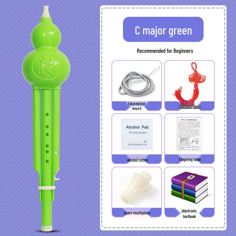 B Flat & C Key Ethnic Gourd Flute for Students & Beginners