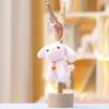 Plush Dog Bell Toy Keychain Stuffed Doll Animal Cartoon Pendant Gift Decoration