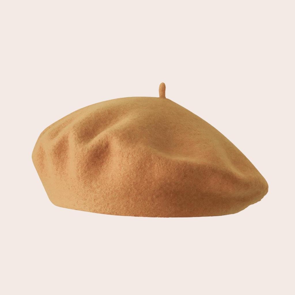 Autumn & Winter Wool Beret: Thick, Fashionable, Versatile & Warm