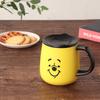 Maebata Winnie the Pooh Stainless Steel Mug with Lid Face Mug Boxed Insulating Structure Thermo Stainless Steel 300ml Disney 52822 Thermal/Cold D-WP33
