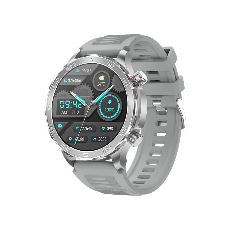 DK67 Men Smart Watch 1.5inch Large Screen BT Call Heart Monitor Outdoor Sports Fitness Tracker Wireless Charging Smartwatch