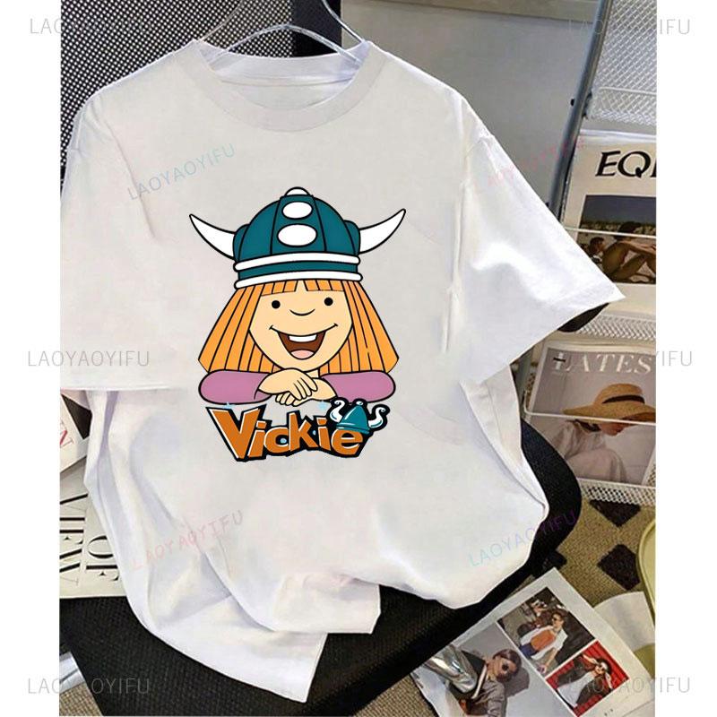 Wickie Und Die Starken Mnner Shirt Vicky The Viking Y2k Unisex Clothing Cheap Material Polyester Short Sleeve Printed Tee