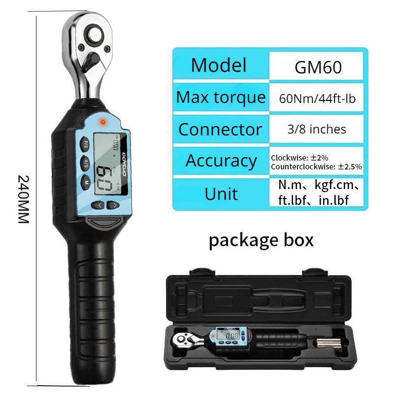GOYOJO MINI Digital Torque Wrench 1/4‘’ 3/8‘’ 1/2‘’ Professional Bike Car Repair Adjustable Torque Wrench Hand Tools