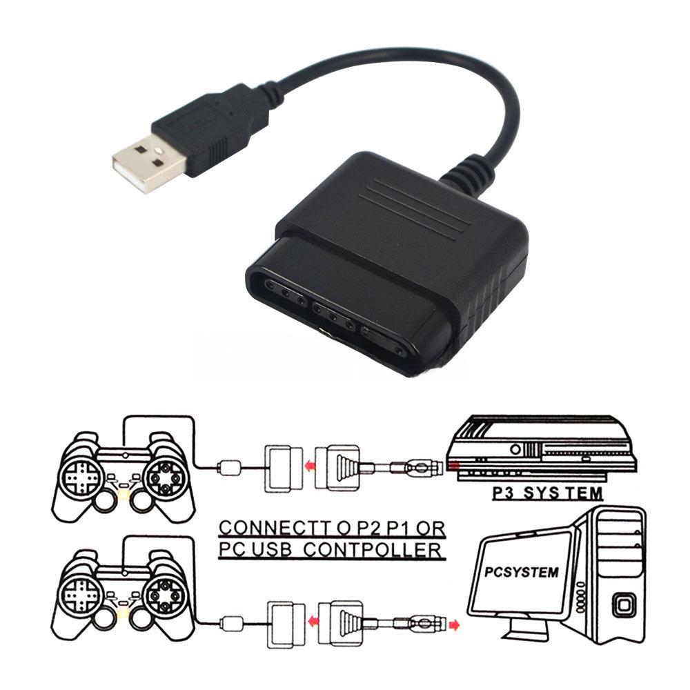 P2 To P3 USB Adapter Cable for Game Controller Conversion