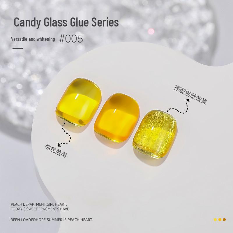 

Весна 2024 Фруктовый Леденец Стеклянный Гель для Ногтей - Дофаминовый Твердый Леденец Янтарный Лед Прозрачный