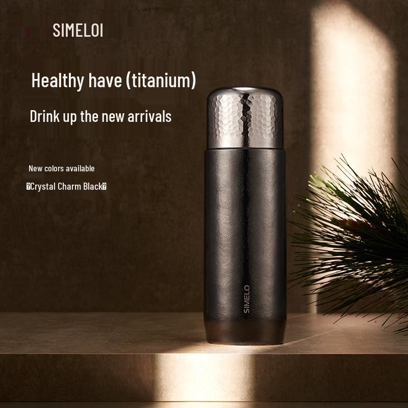 SIMELO Pure Titanium Insulated Tea Infuser Bottle