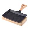 ZISIZ Cast Iron BBQ Shovel Grill Pan